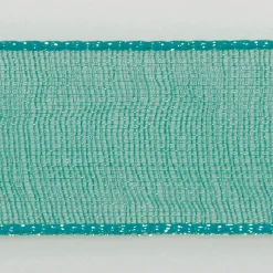 Cintas De Regalo>DecoWoerner Cinta De Gasa Con Orillo 6mm X 50m Turquesa azul