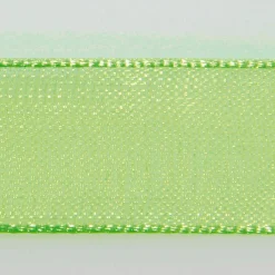 Cintas De Regalo>DecoWoerner Cinta De Gasa Con Orillo 6mm X 50m verde