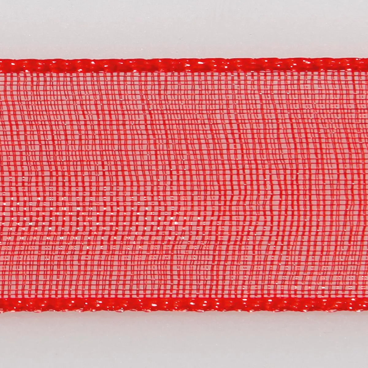 Cintas De Regalo>DecoWoerner Cinta De Gasa Con Orillo 25mm X 50m rojo