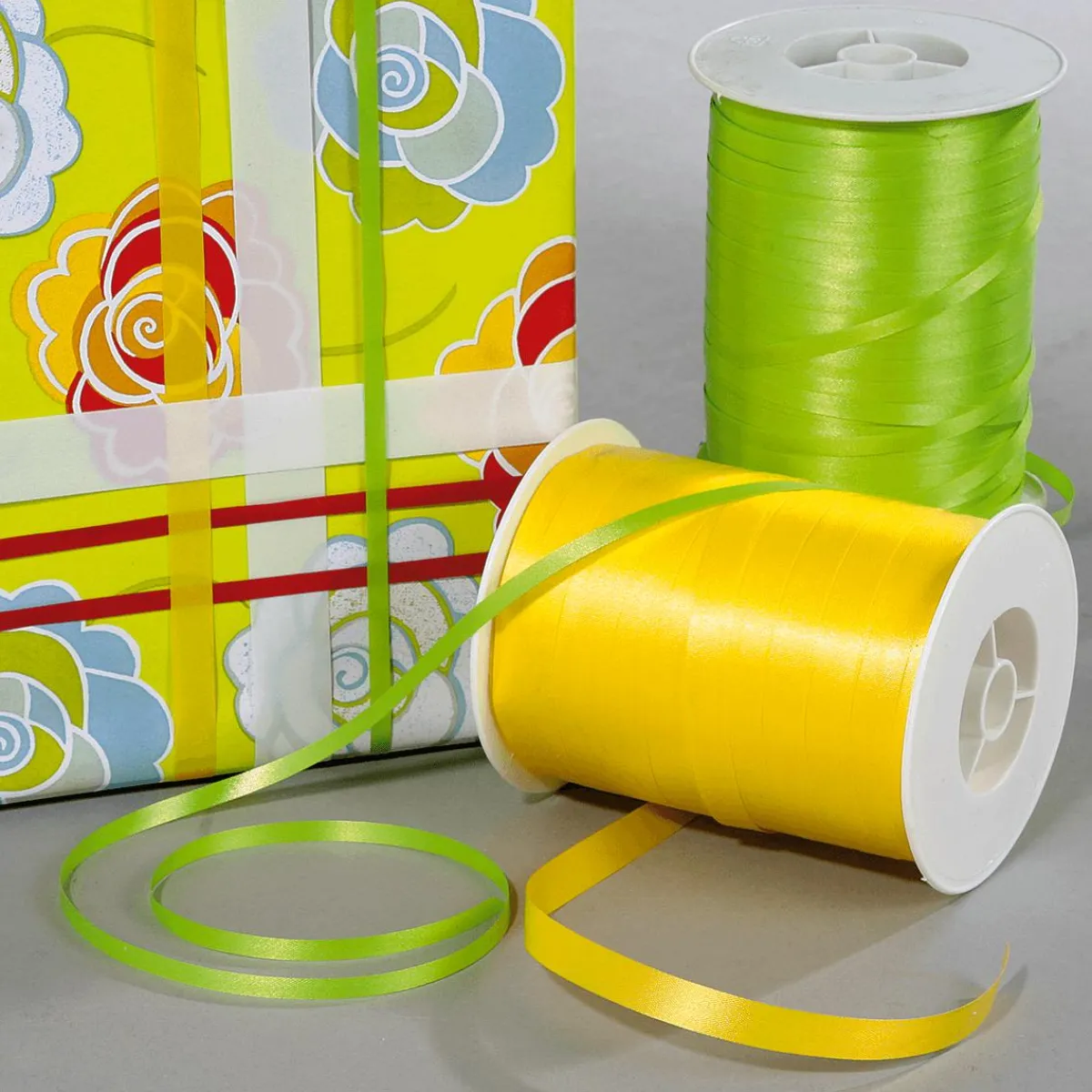 Cintas De Regalo>DecoWoerner Cinta De Poliéster, Anchura De 10 Mm, Amarilla amarillo