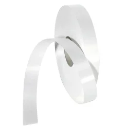Cintas De Regalo>DecoWoerner Cinta De Poliéster, Anchura De 19 Mm, Blanca blanco