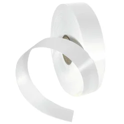 Cintas De Regalo>DecoWoerner Cinta De Poliéster, Anchura De 31 Mm, Blanca blanco