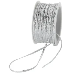 Cintas De Regalo>DecoWoerner Cinta De Regalo Glamour 5 Mm X 50 M plata