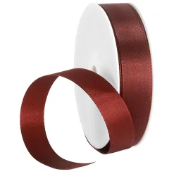 Cintas De Regalo>DecoWoerner Cinta De Tafetán Con Orillo 15 Mm, 50 M Vino rojo