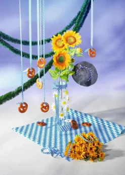 Cintas De Regalo|Decoración Temática>DecoWoerner Cinta De Tela "Baviera" 15 Mm 25 M azul