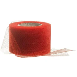 Cintas De Regalo>DecoWoerner Cinta De Tul, Anchura 50 Mm, Color rojo