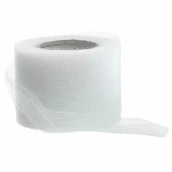 Cintas De Regalo>DecoWoerner Cinta De Tul, Anchura 50 Mm, Color blanco