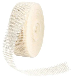 Cintas De Regalo|Decoración De Otoño>DecoWoerner Cinta De Yute, Color Crema, Anchura 40 Mm blanco