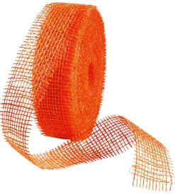 Cintas De Regalo|Decoración De Otoño>DecoWoerner Cinta De Yute, Color , Anchura 40 Mm naranja