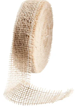 Cintas De Regalo|Decoración De Otoño>DecoWoerner Cinta De Yute, Color Natural, Anchura 40 Mm Beige