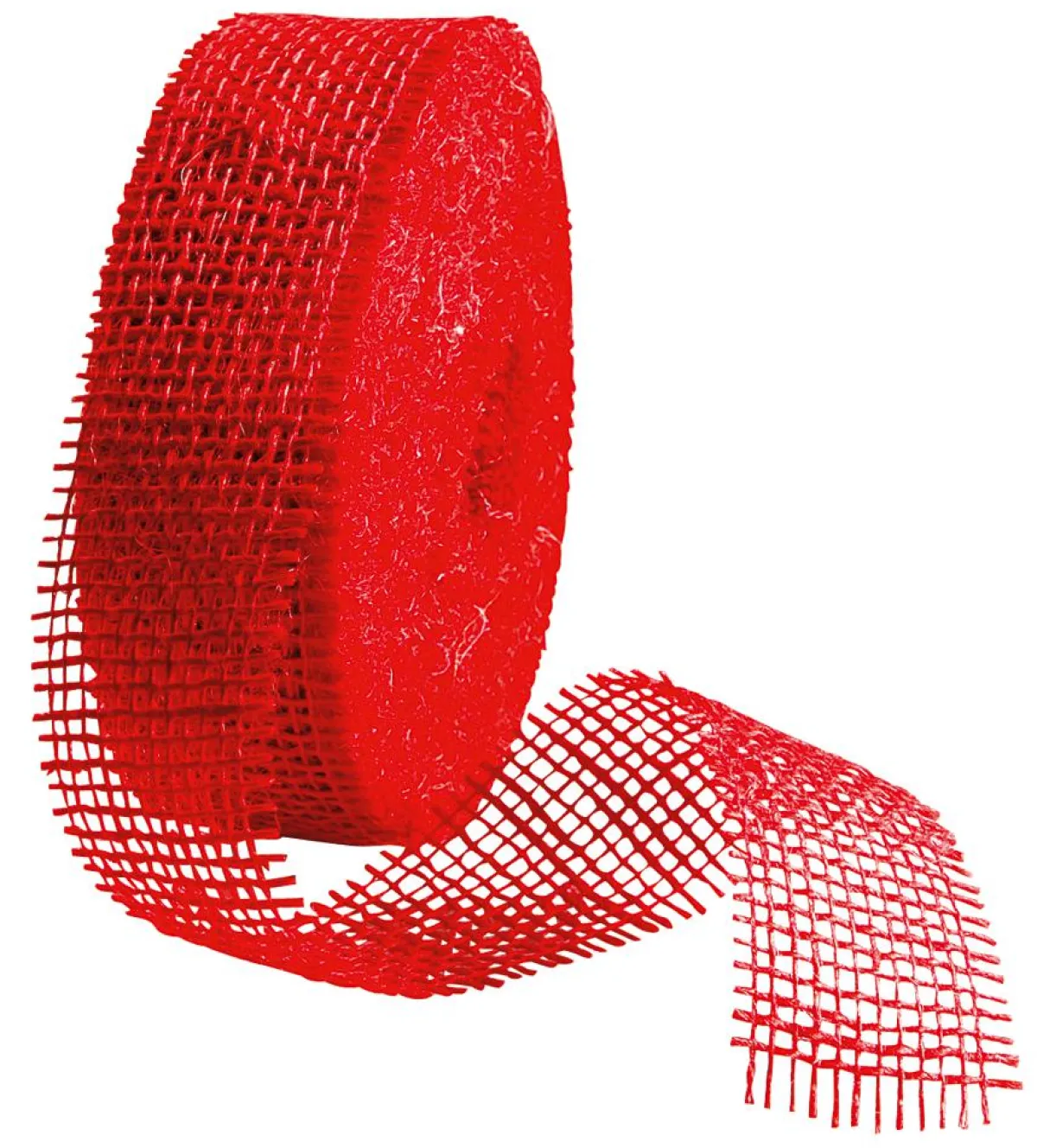Cintas De Regalo|Decoración De Otoño>DecoWoerner Cinta De Yute, Color , Anchura 40 Mm rojo