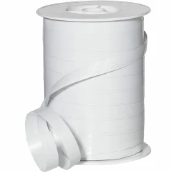Cintas De Regalo>DecoWoerner Cinta Metalizada Brillante, Anchura 10 Mm, Color blanco