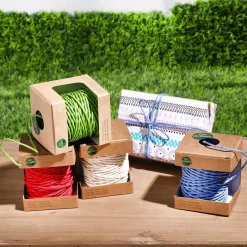 Cintas De Regalo|Go Green - Envoltorio Para Regalo Ecológico>DecoWoerner Cinta Rizadora EcCordón De Algodón Respetuoso Con El Medio Ambiente Hecho De Material Degradable 3 Mm 30 M Azul Claroológica De Material Degradable 10 Mm 100 M De Manzana verde