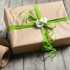 Cintas De Regalo|Go Green - Envoltorio Para Regalo Ecológico>DecoWoerner Cinta Rizadora Ecológica De Material Degradable 10 Mm 100 M De Manzana verde