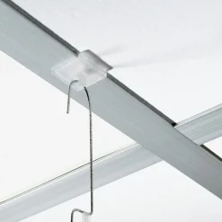 Ayudas Y Herramientas De Decoración>DecoWoerner Clip Colgante Con Ojal, 10 Piezas blanco