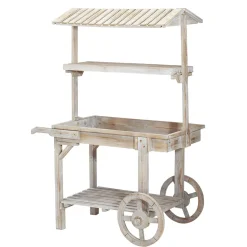 Decoración Temática>DecoWoerner Coche Vintage Altura 130 Cm blanco