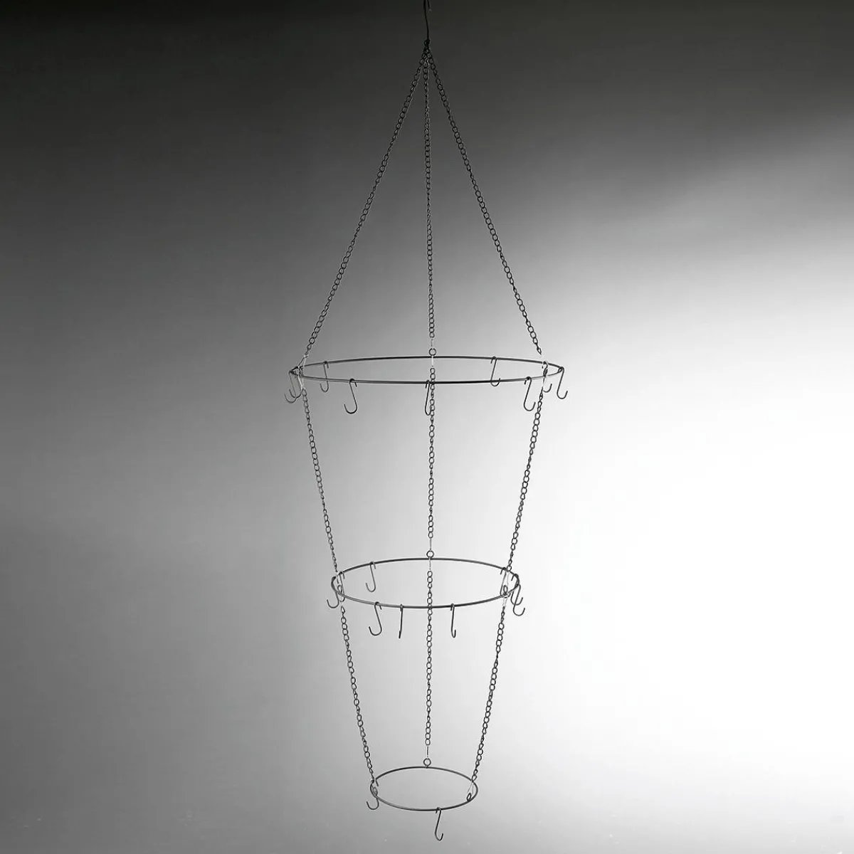 Ayudas Y Herramientas De Decoración>DecoWoerner Colgador De Metal Decorativo, 148 Cm De Largo negro