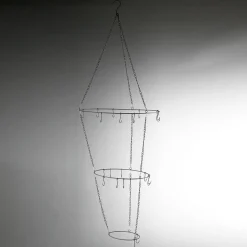 Ayudas Y Herramientas De Decoración>DecoWoerner Colgador De Metal Decorativo, 148 Cm De Largo negro