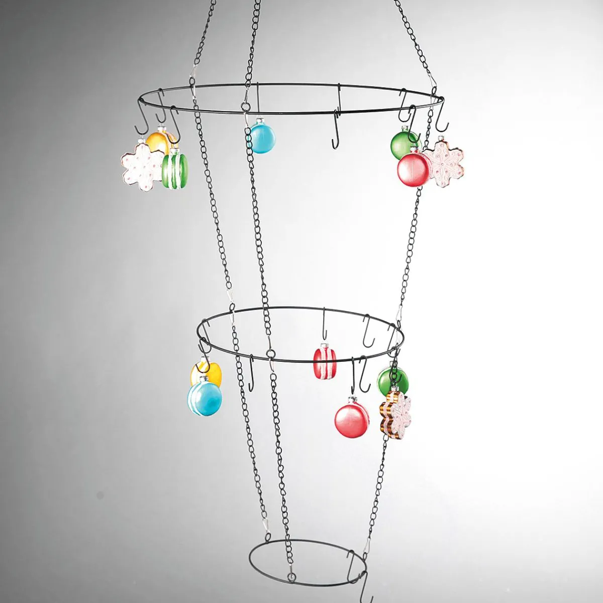 Ayudas Y Herramientas De Decoración>DecoWoerner Colgador De Metal Decorativo, 148 Cm De Largo negro