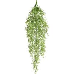 Plantas Verdes|Plantas Colgantes>DecoWoerner Colgador De Plantas Artificiales Espárragos Ornamentales, Claro 84 Cm verde