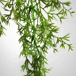 Plantas Verdes|Plantas Colgantes>DecoWoerner Colgador De Plantas Artificiales Espárragos Ornamentales, Claro 84 Cm verde