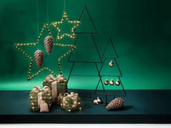 Estrella De Navidad|Luces De Navidad>DecoWoerner Colgante De Estrella De Luz LED Ø 38 Cm verde