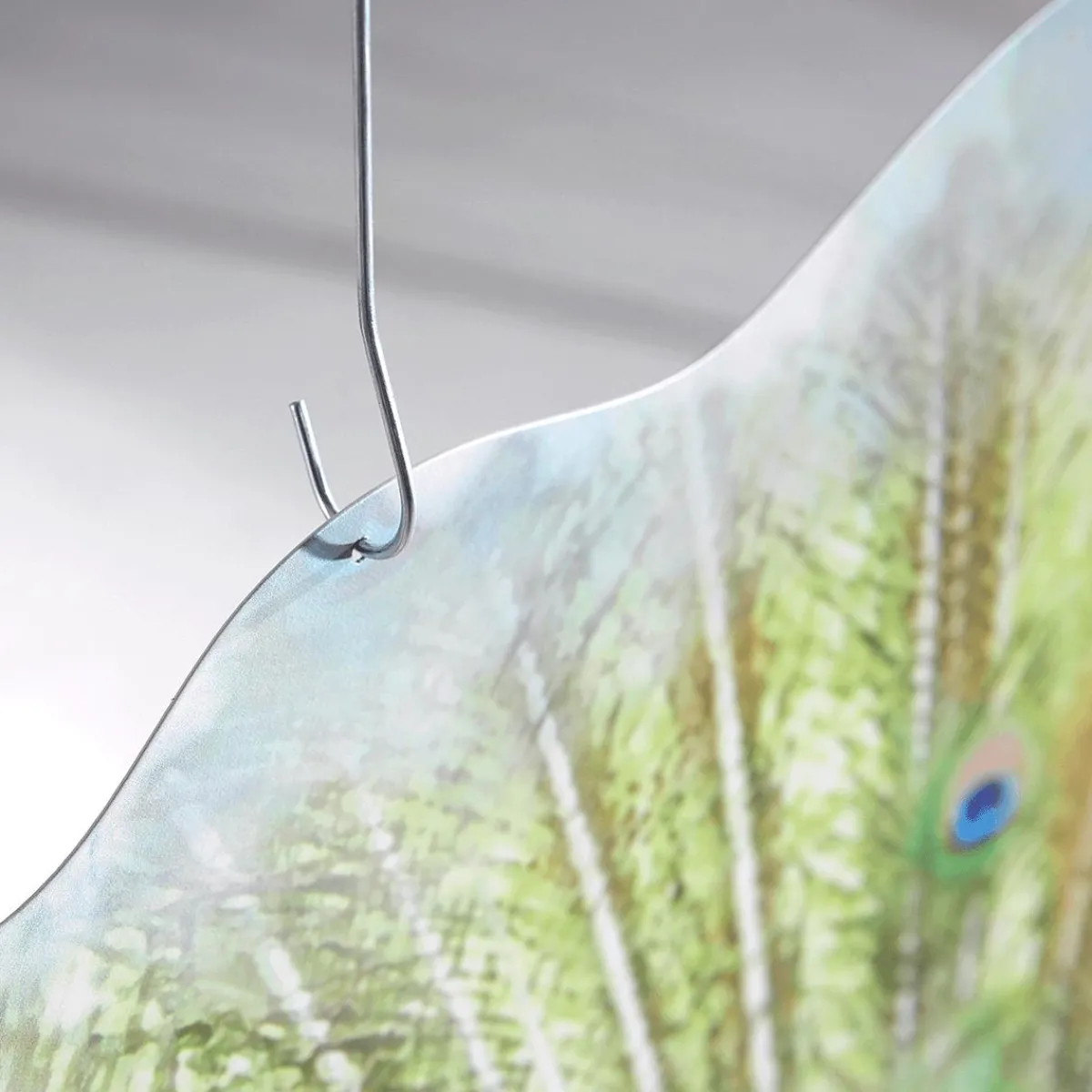 Decoración De Animales|Decoración De Primavera>DecoWoerner Colgante De Exposición "Pavo Real" Anchura 62 Cm verde