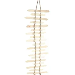 Decoración Natural|Decoración De Verano>DecoWoerner Colgante Decorativo Escalera De Madera 110 Cm Madera natural