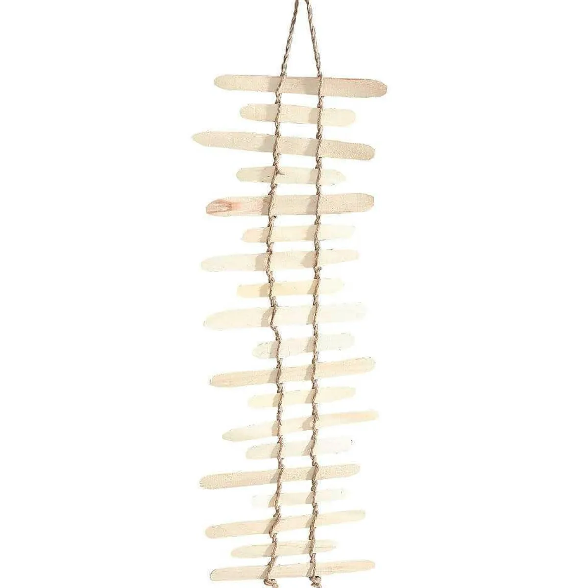 Decoración Natural|Decoración De Verano>DecoWoerner Colgante Decorativo Escalera De Madera 110 Cm Madera natural