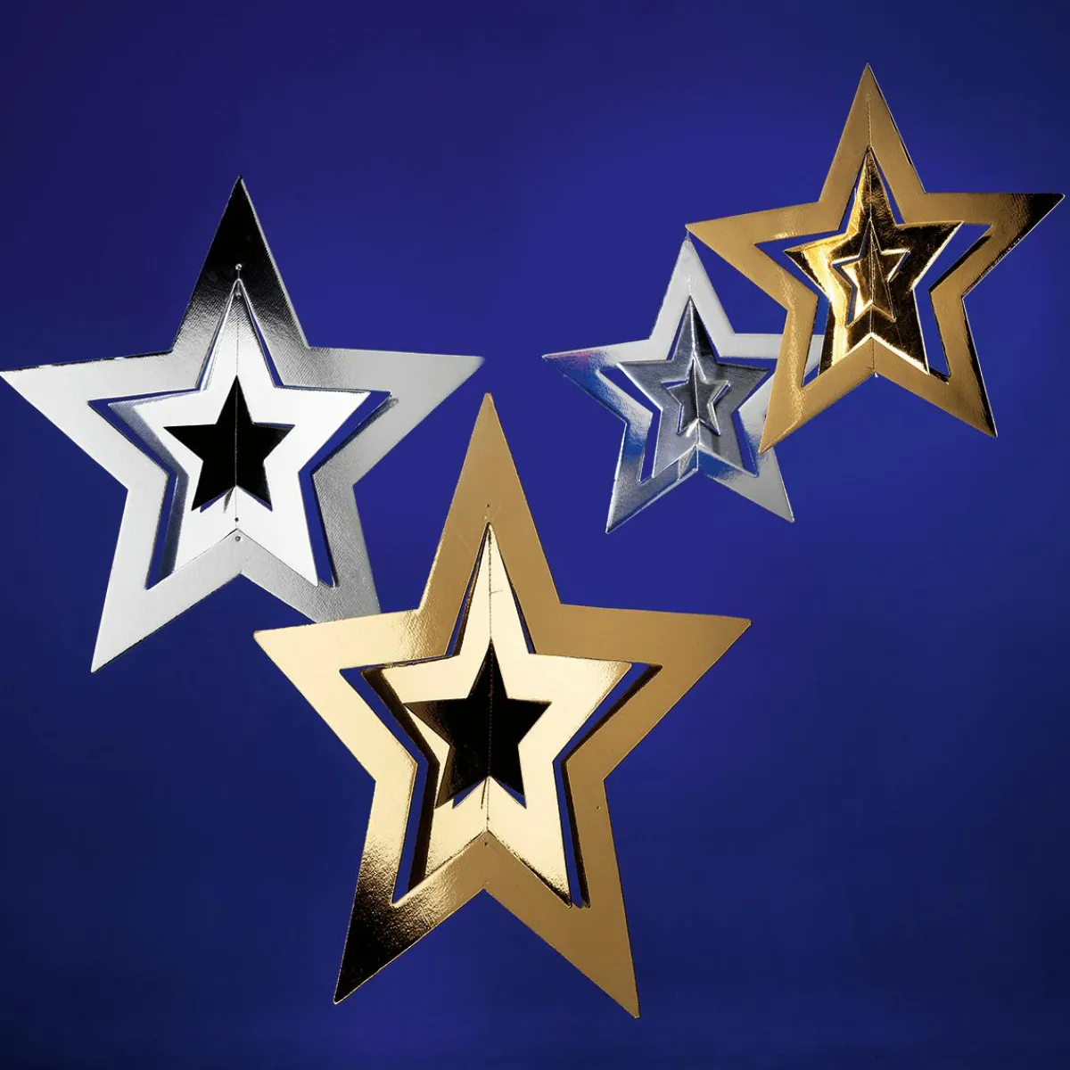 Estrella De Navidad>DecoWoerner Colgante Estrella Decorativa Dorado, Ø 68 Cm oro