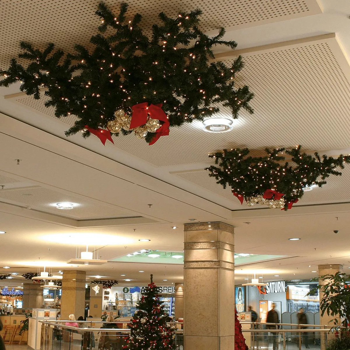 Coronas De Navidad>DecoWoerner Colgante Para El Techo, Ø 150 Cm verde