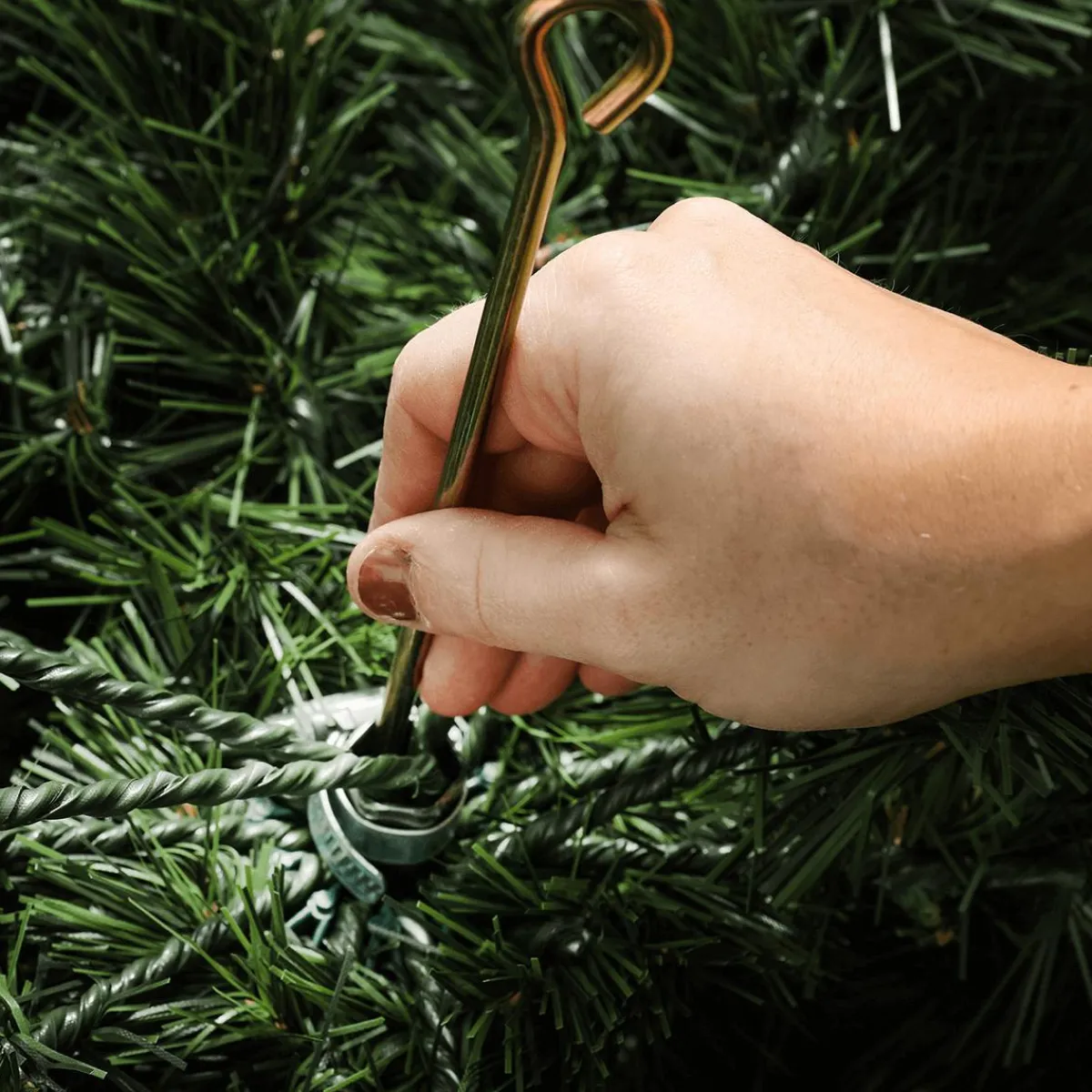Coronas De Navidad>DecoWoerner Colgante Para El Techo, Ø 150 Cm verde