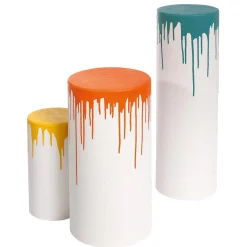 Expositores Para Tiendas|Decoración Temática>DecoWoerner Columna Decorativa Color 40 Cm amarillo