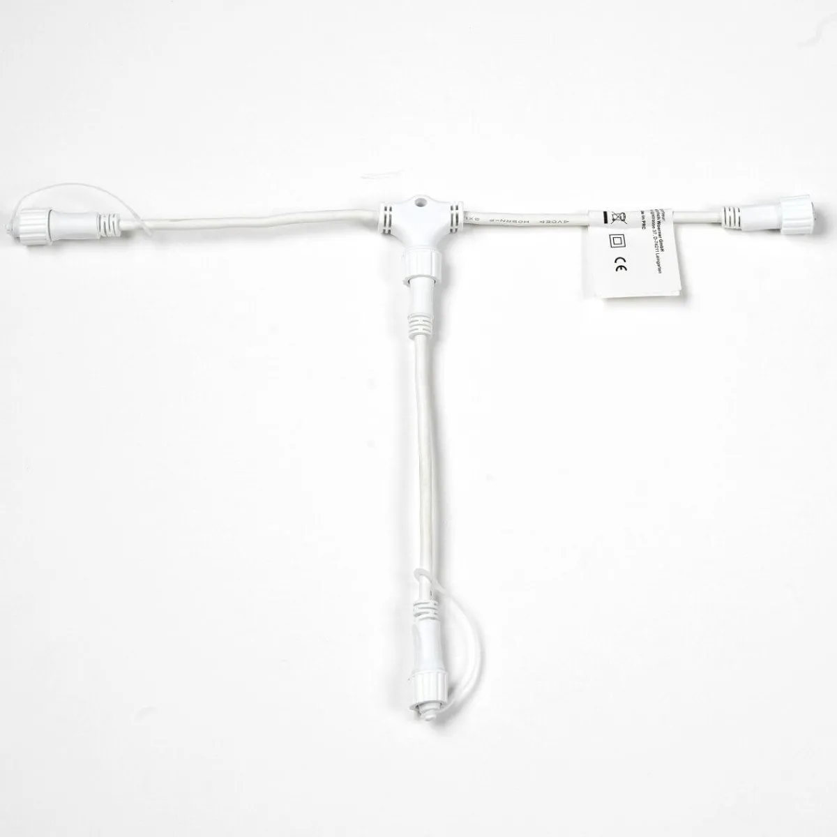Luces De Navidad>DecoWoerner Conector En T Para LED Profi System, Blanco