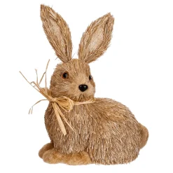 Decoración De Animales|Decoración De Pascua>DecoWoerner Conejito De Pascua Deco Sentado 24 Cm marrón