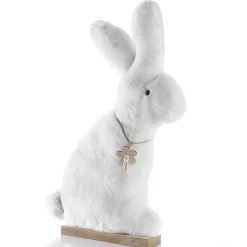 Decoración De Pascua>DecoWoerner Conejito De Peluche Deco, , 57 Cm De Altura blanco