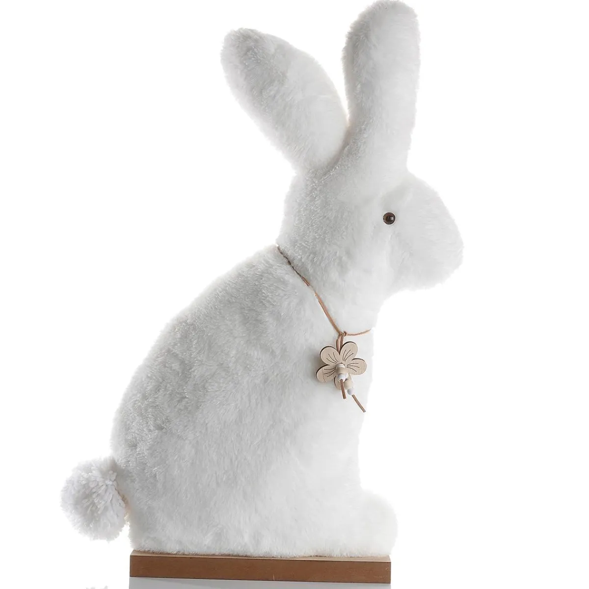 Decoración De Pascua>DecoWoerner Conejito De Peluche Deco, , 57 Cm De Altura blanco