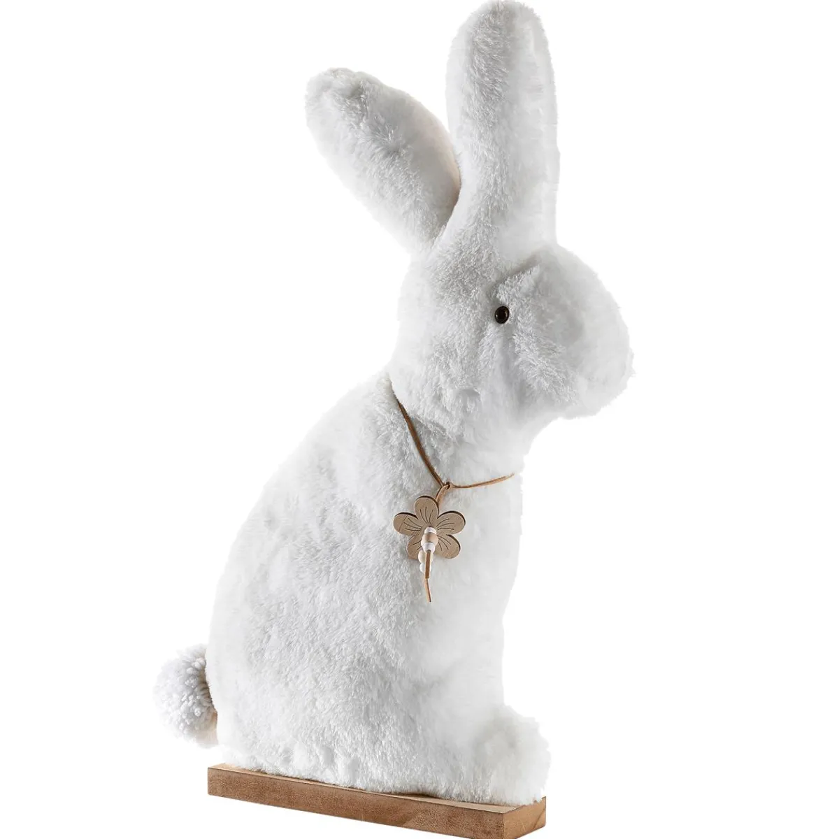 Decoración De Pascua>DecoWoerner Conejito De Peluche Deco, , 57 Cm De Altura blanco