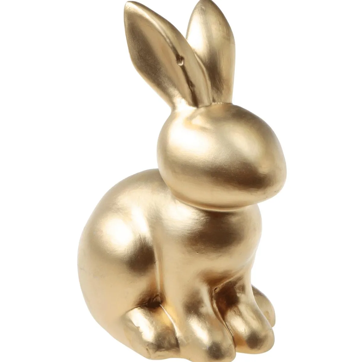 Decoración De Animales|Decoración De Pascua>DecoWoerner Conejo De Pascua , 27 Cm oro