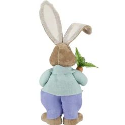 Decoración De Pascua>DecoWoerner Conejo De Pascua XXL De Peluche Con Zanahoria Y Pala 36 X 23 X 92 Cm marrón