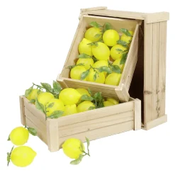Expositores Para Tiendas|Macetas Y Artículos De Decoración>DecoWoerner Conjunto De Cajas De Madera, Natural marrón