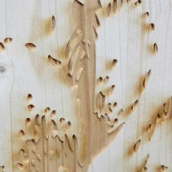 Decoración De Otoño|Decoración De Pascua>DecoWoerner Conjunto De Murales Pirograbado Beige