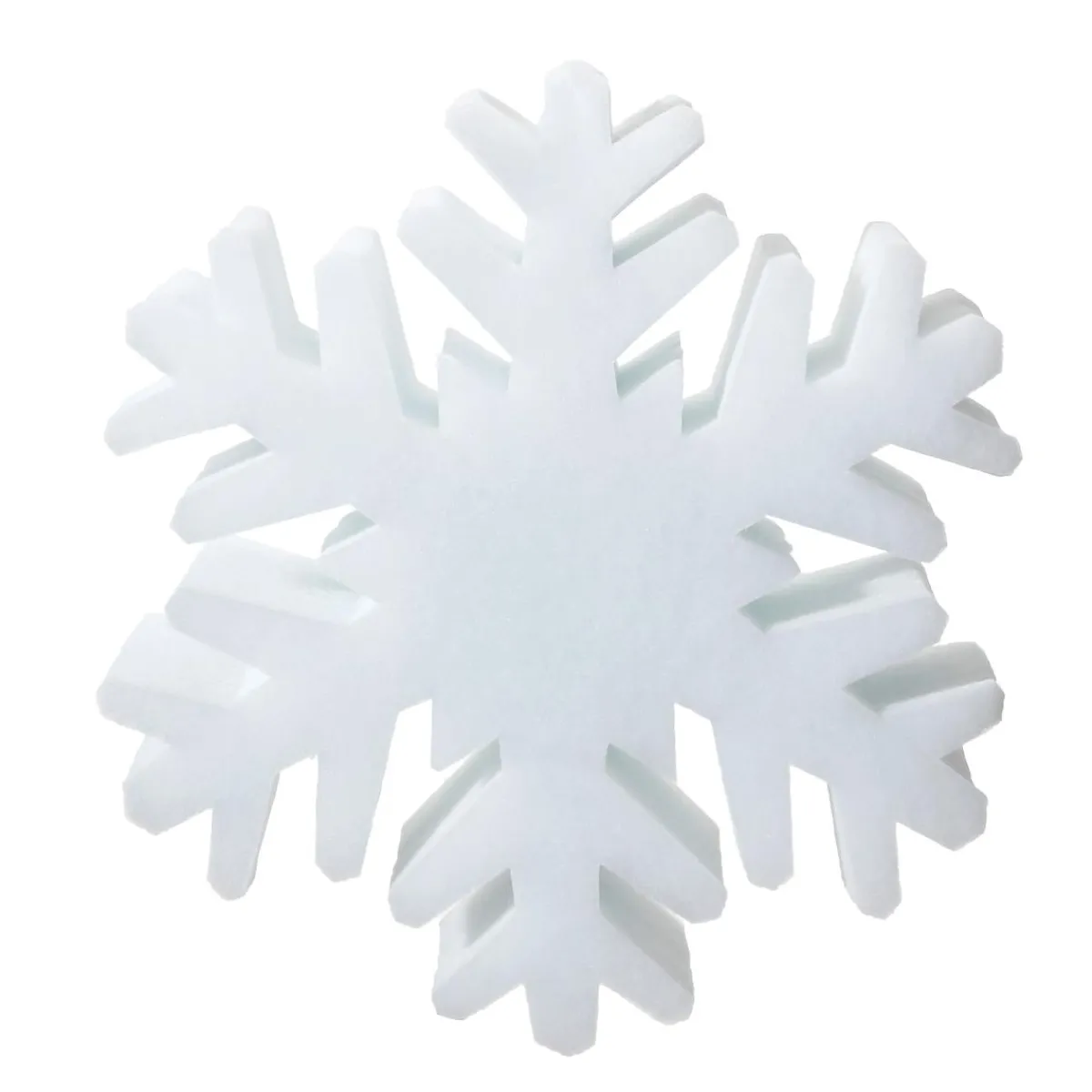 Decoración De Invierno|Figuras De Navidad>DecoWoerner Copo De Nieve "cristal De Hielo" 3D 40 Cm Ø blanco