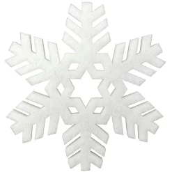 Decoración De Invierno>DecoWoerner Copo De Nieve De Algodón, Ø 30 Cm blanco
