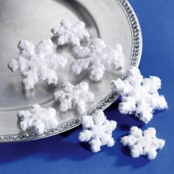 Decoración Dispersa|Decoración De Invierno>DecoWoerner Copos De Nieve Decorativos, 30 Piezas blanco