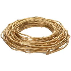 Decoración De Otoño|Coronas De Navidad>DecoWoerner Cna De Puerta De Rama De Sauce Lacada En 40 Cm oro
