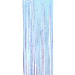Decoración Temática>DecoWoerner Cortina De Espumillón Iridiscente De 200 Cm transparente