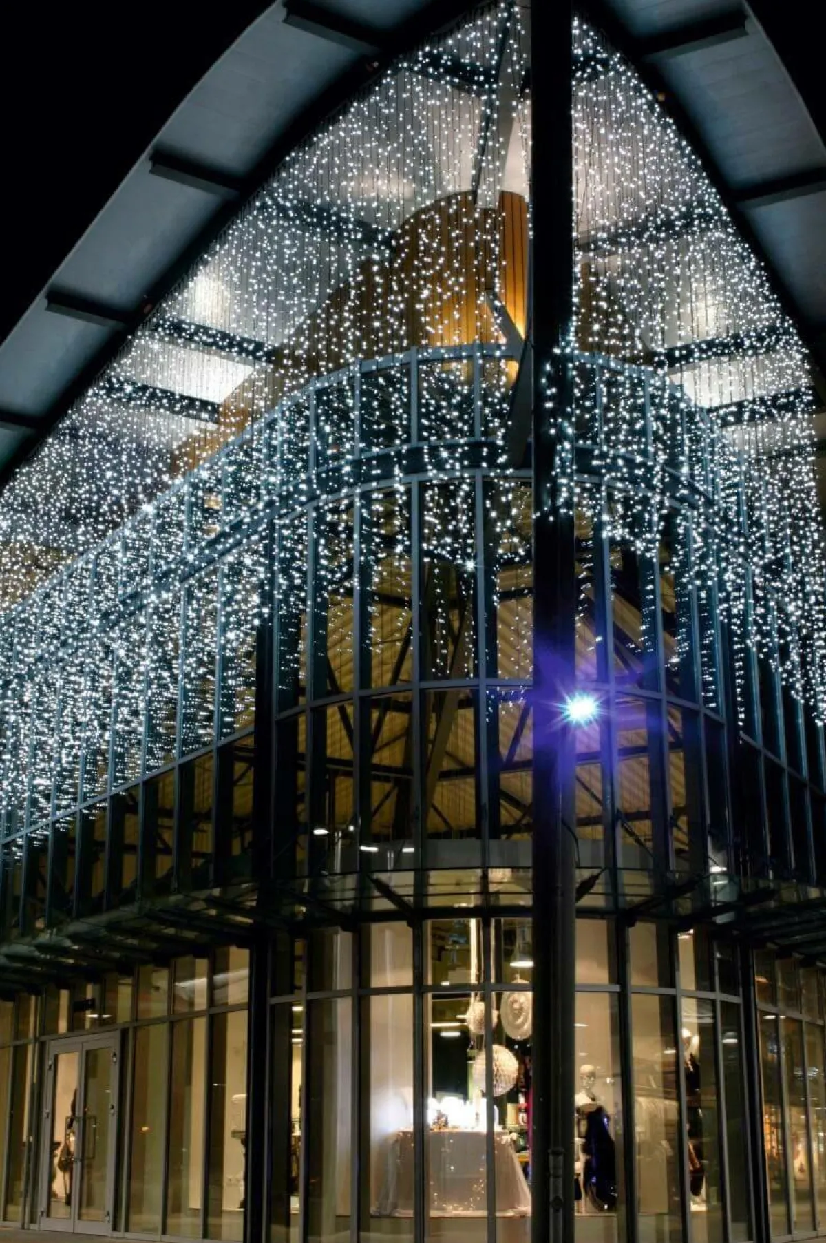 Luces De Navidad>DecoWoerner Cortina De Luces LED Para Exteriores, 1500 LED, 900 X 200 Cm negro