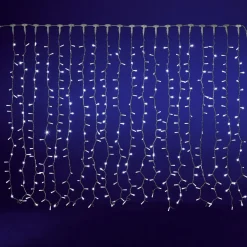 Luces De Navidad>DecoWoerner Cortina De Luces LED Para Exteriores, 400 LED, 150 X 200 Cm blanco