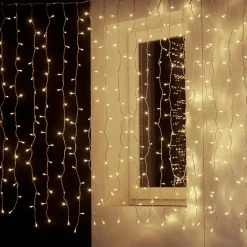 Luces De Navidad>DecoWoerner Cortina De Luces LED Para Uso Profesional Sistema IP20, 1000 LED, 500 X 200 Cm, Sin Cable